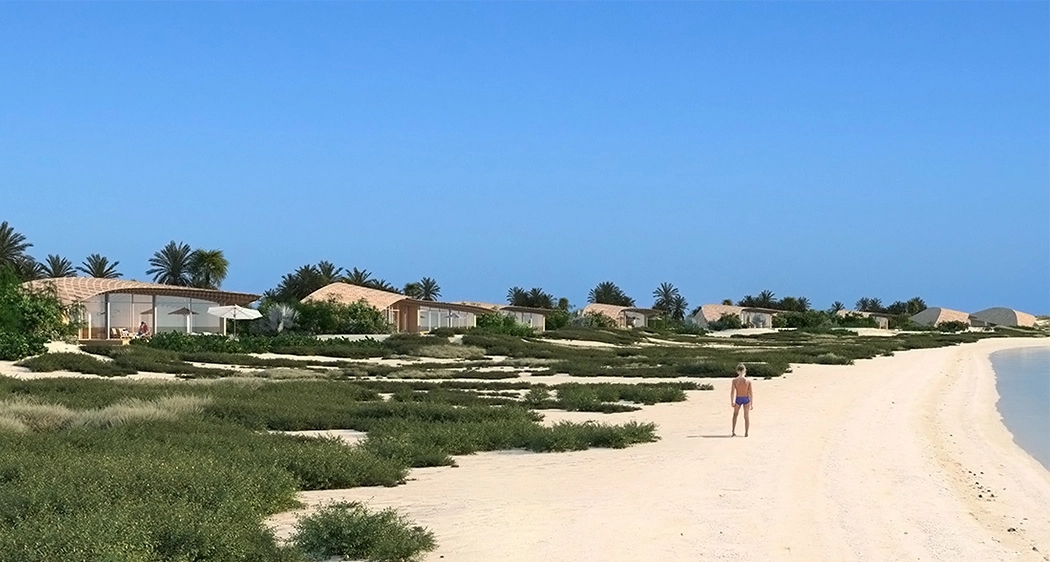 Red Sea project，sustainable，villa，Architectural design，