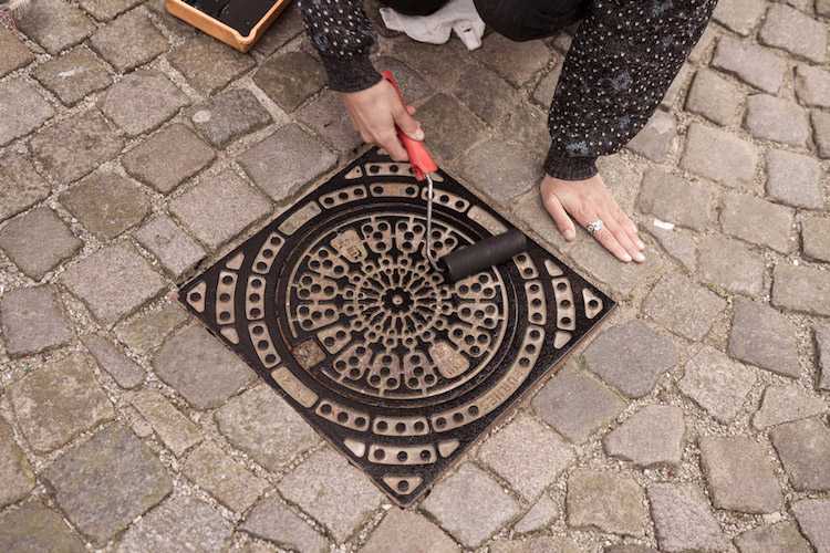 printing and dyeing，Manhole cover，shirt，originality，