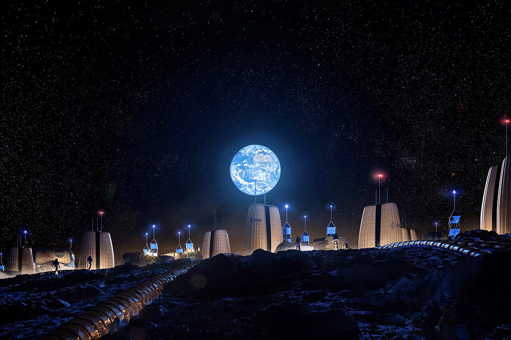 Mars X House，Space，live，To SpaceFactory，Oval structure，hotel，