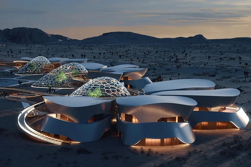 Mars X House，Space，live，To SpaceFactory，Oval structure，hotel，