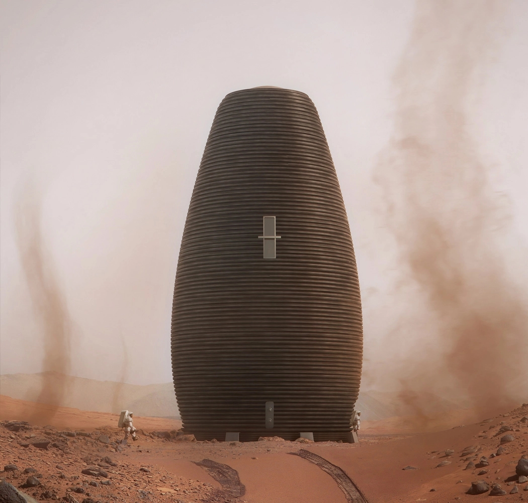Mars X House，Space，live，To SpaceFactory，Oval structure，hotel，