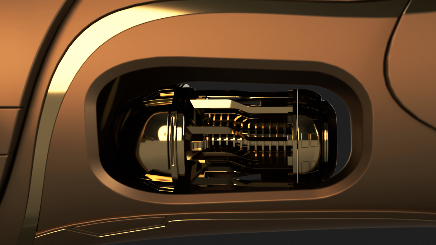 motorcycle，concept，gold，