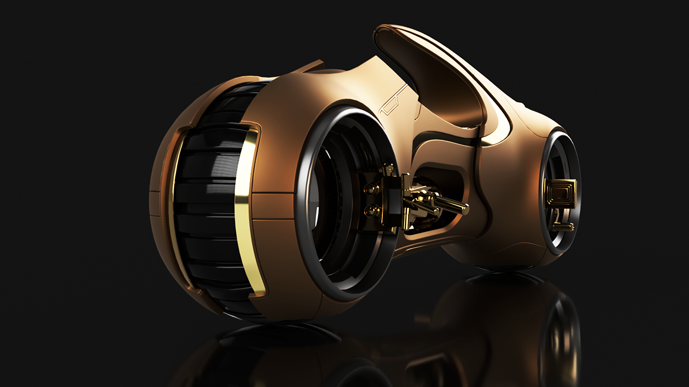motorcycle，concept，gold，