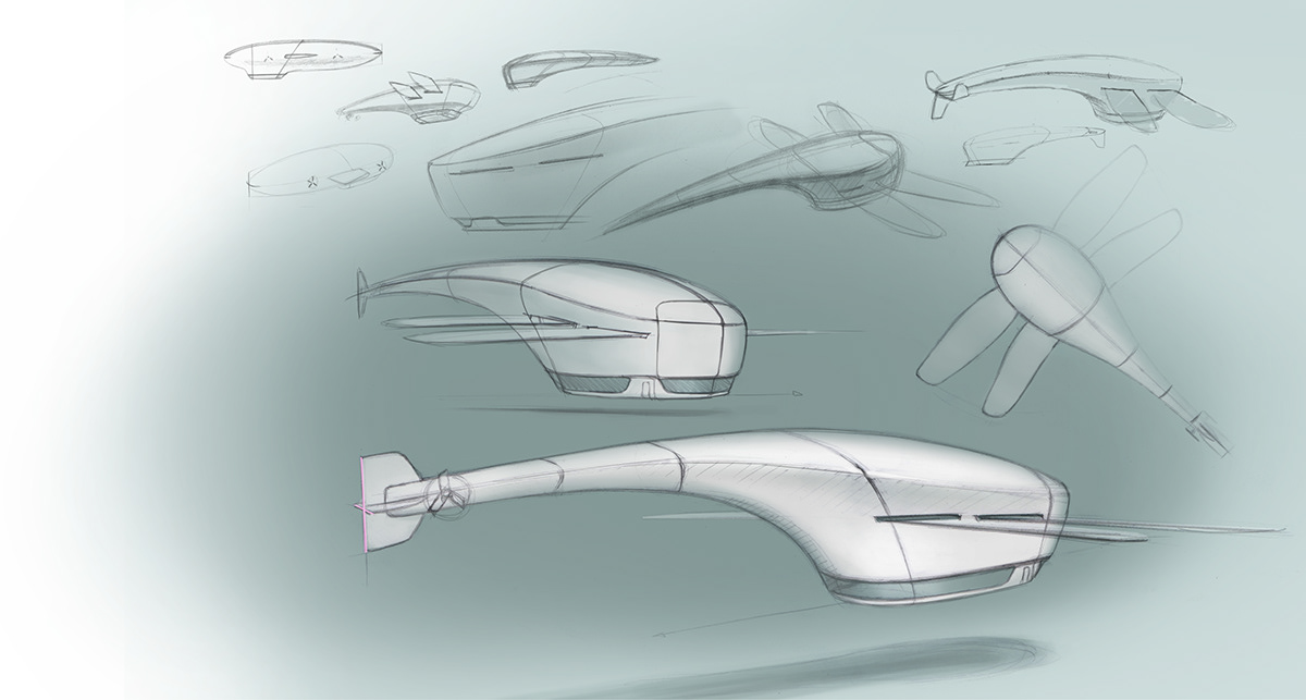 Dragonfly，airship，vehicle，industrial design，