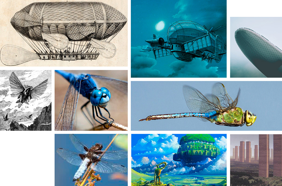 Dragonfly，airship，vehicle，industrial design，