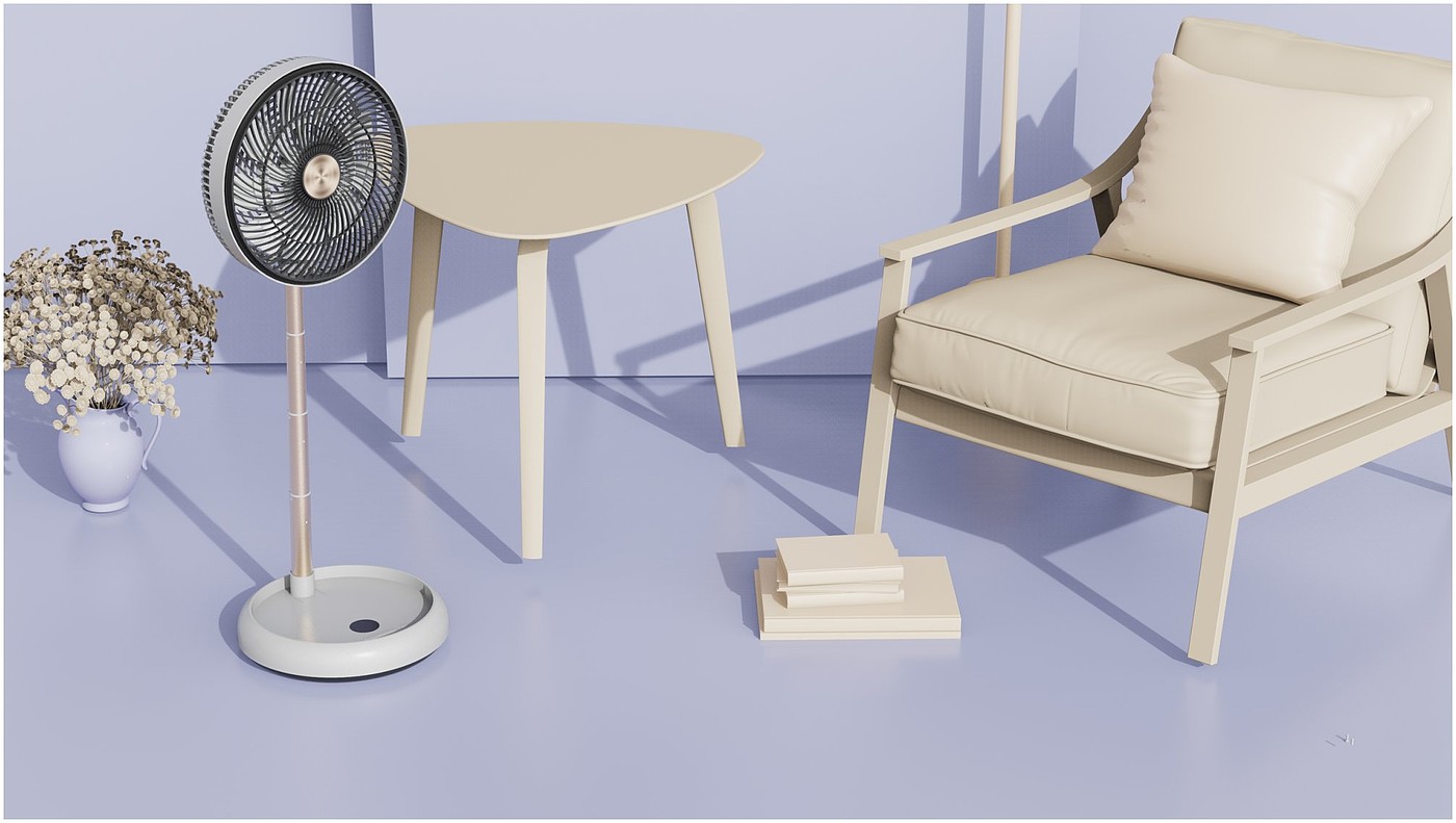 Mother and baby，Humidification fan，Telescopic folding fan，Platform and ground dual use，