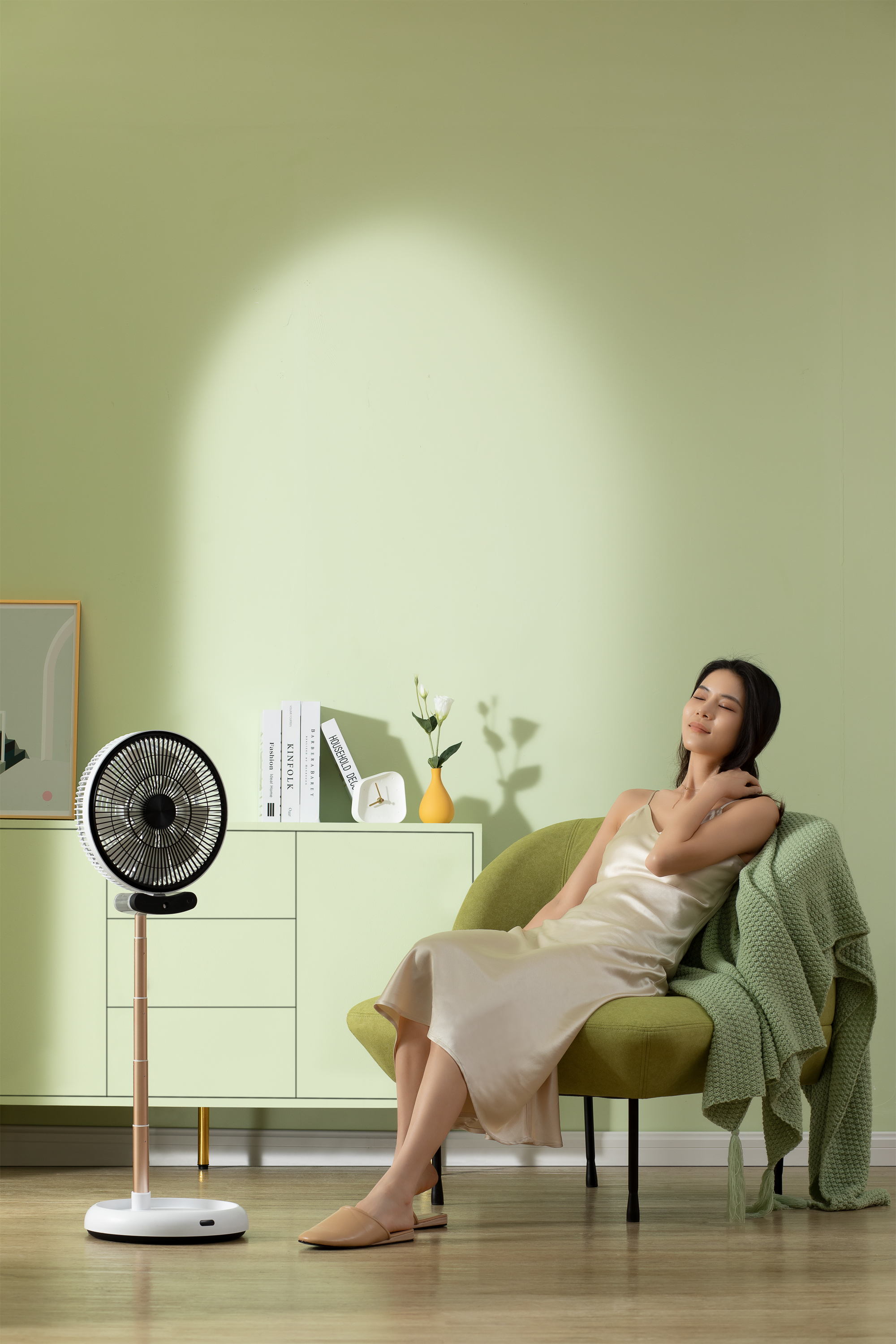 Fan，Telescopic folding fan，humidification，Maternal and infant level，