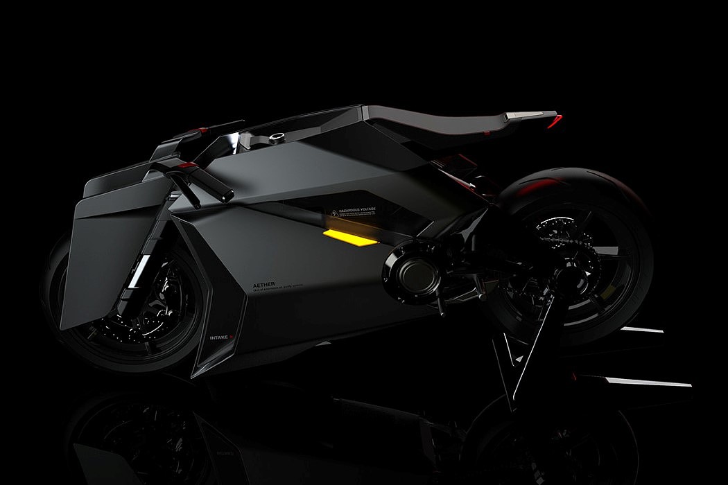 Aether，conceptual design，motorcycle，vehicle，