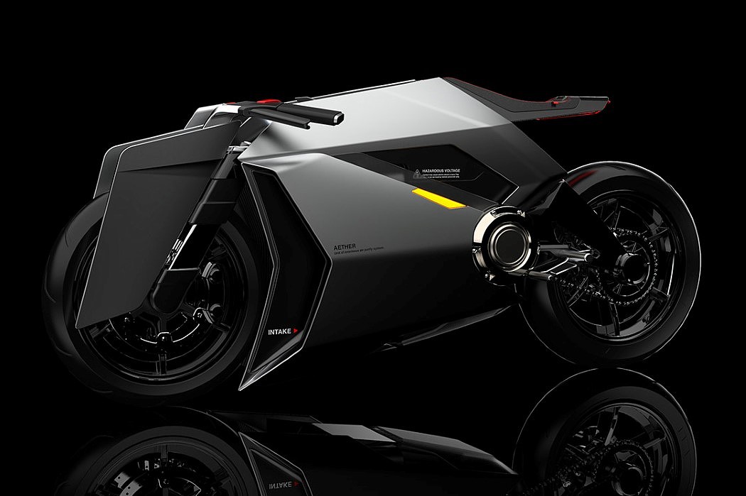 Aether，conceptual design，motorcycle，vehicle，