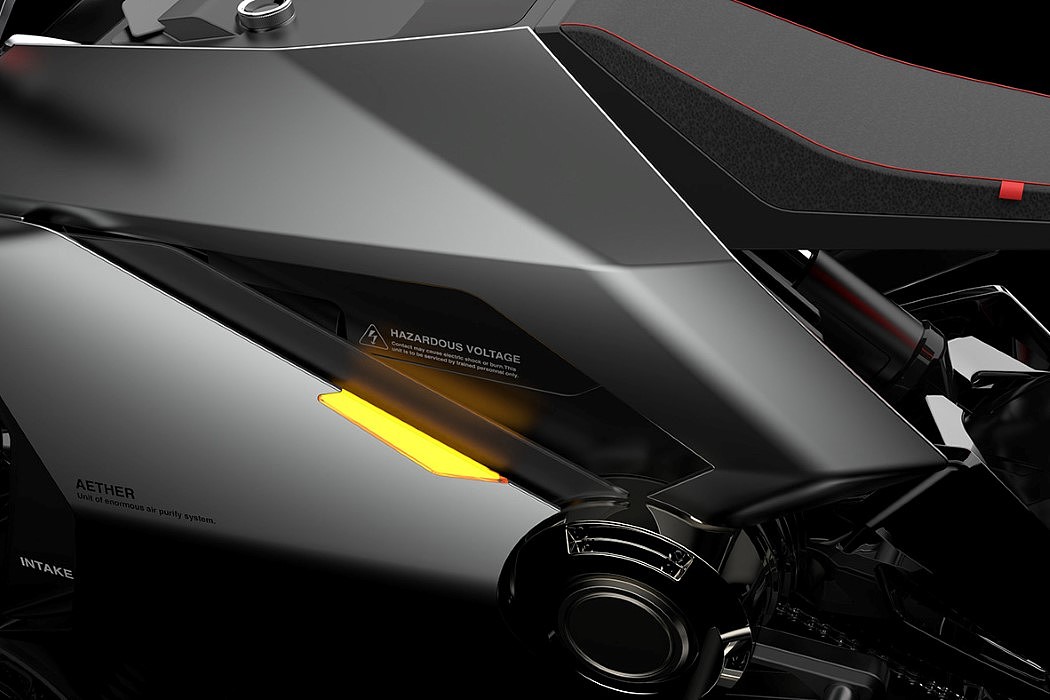 Aether，conceptual design，motorcycle，vehicle，