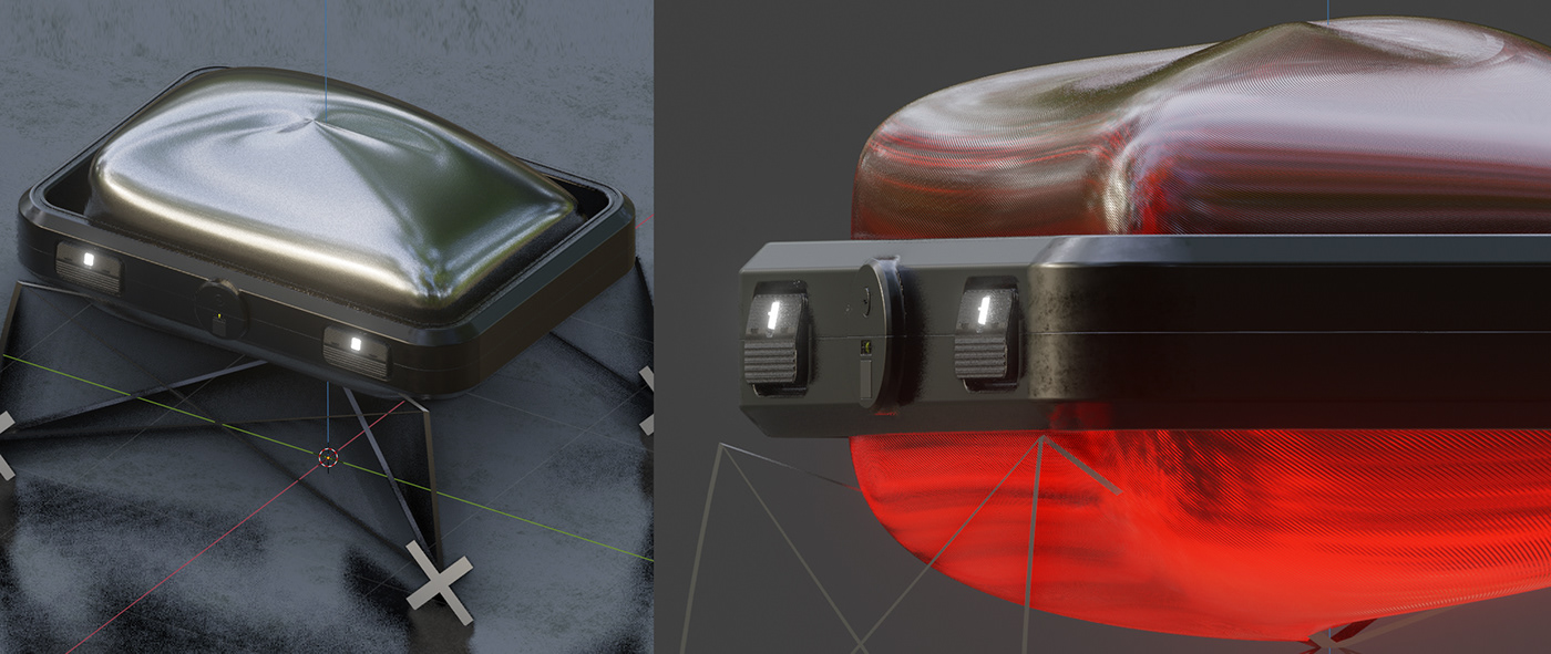 Automatic trunk，sketch，Render，