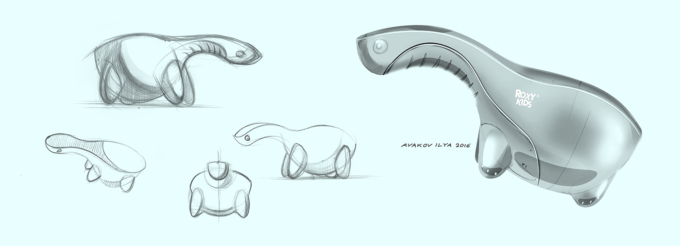 take a shower，dinosaur，Spoon，