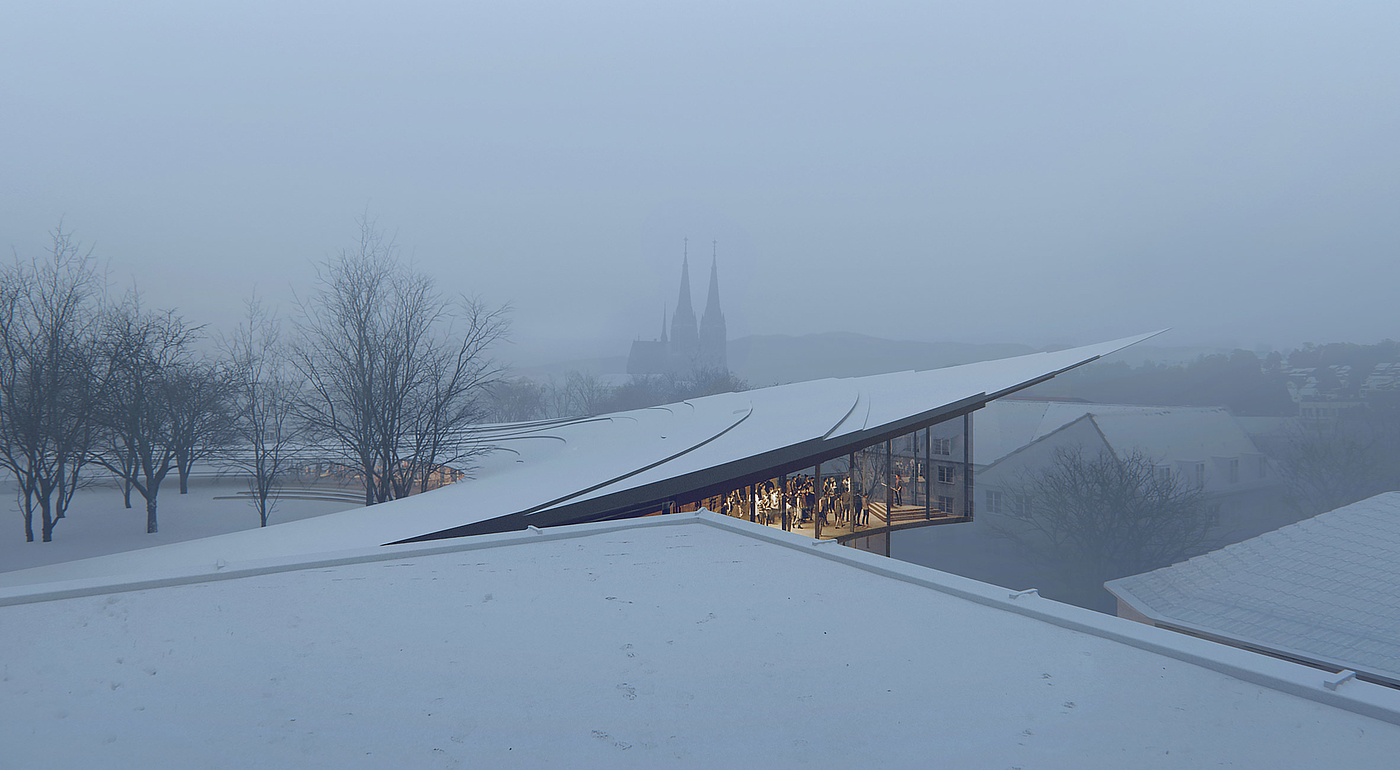 library，Ibsen，Small city park，