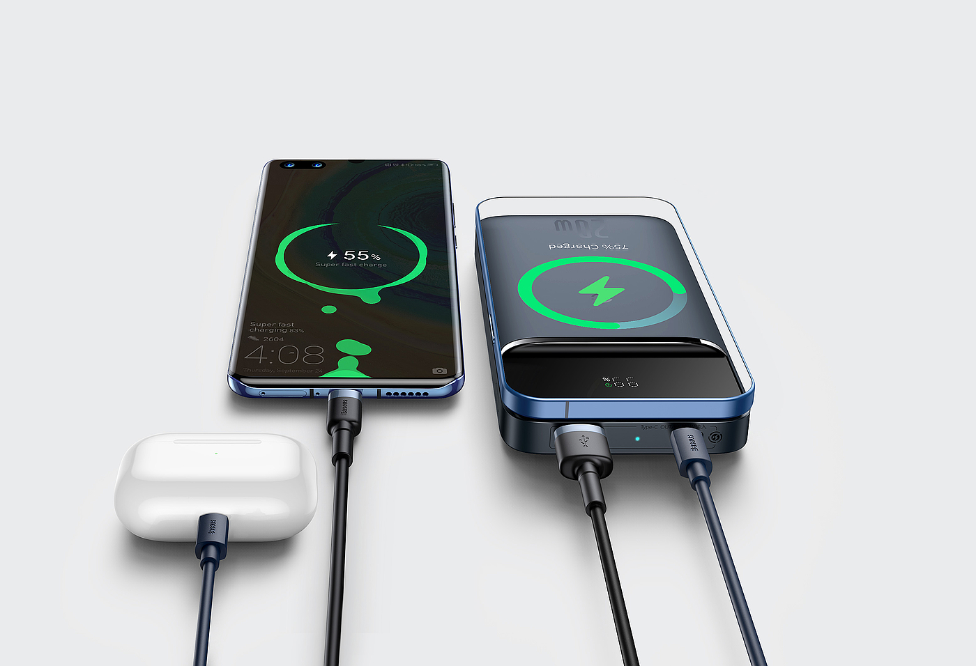 portable source，Magnetic attraction，Wireless charging，Magnetic suction wireless charging，Apple mobile power，Apple Wireless charging source，IPhone magnetic wireless charging，