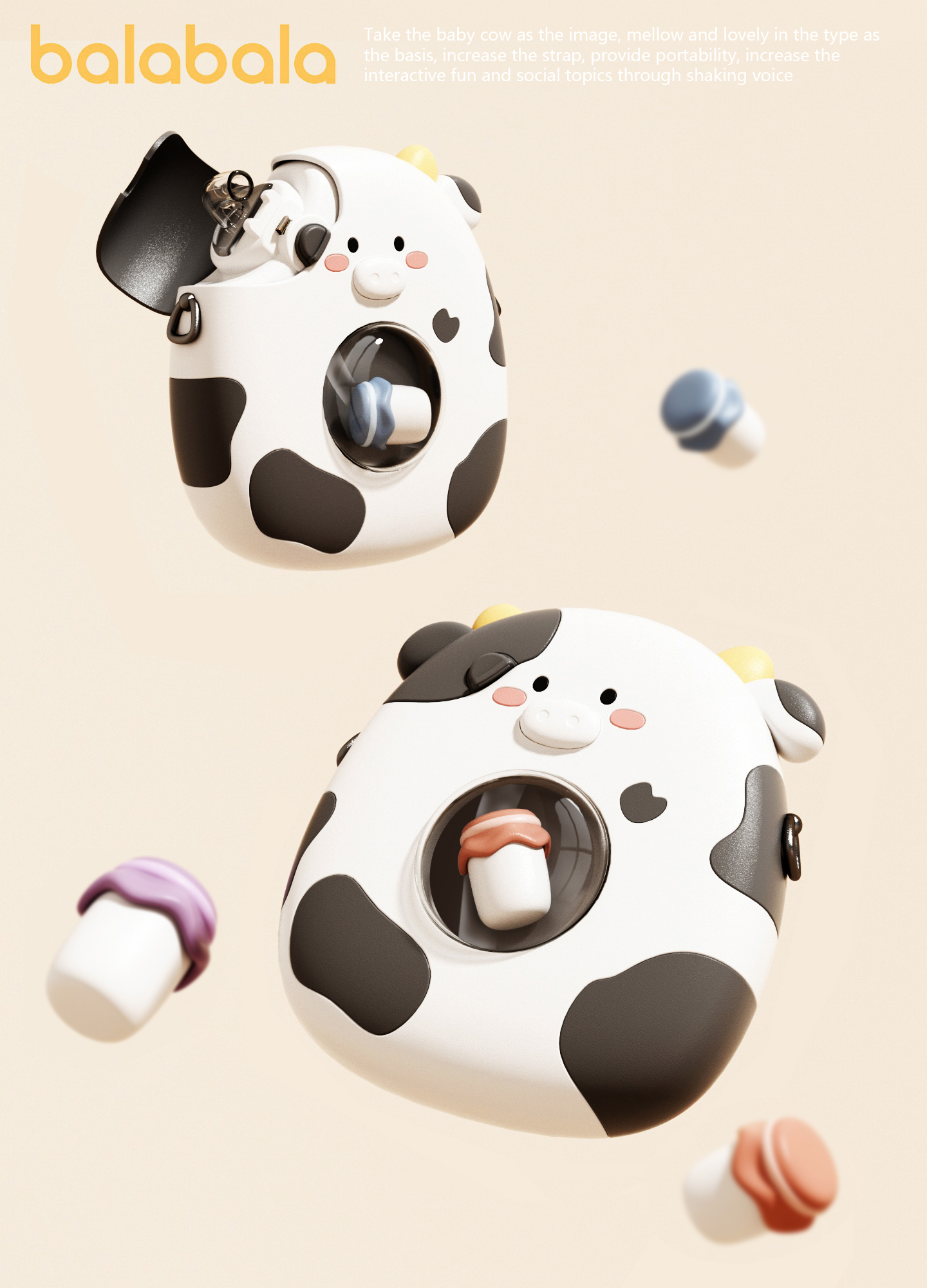 color，Design Competition，Cartoon style，Cup pot，Children's products，