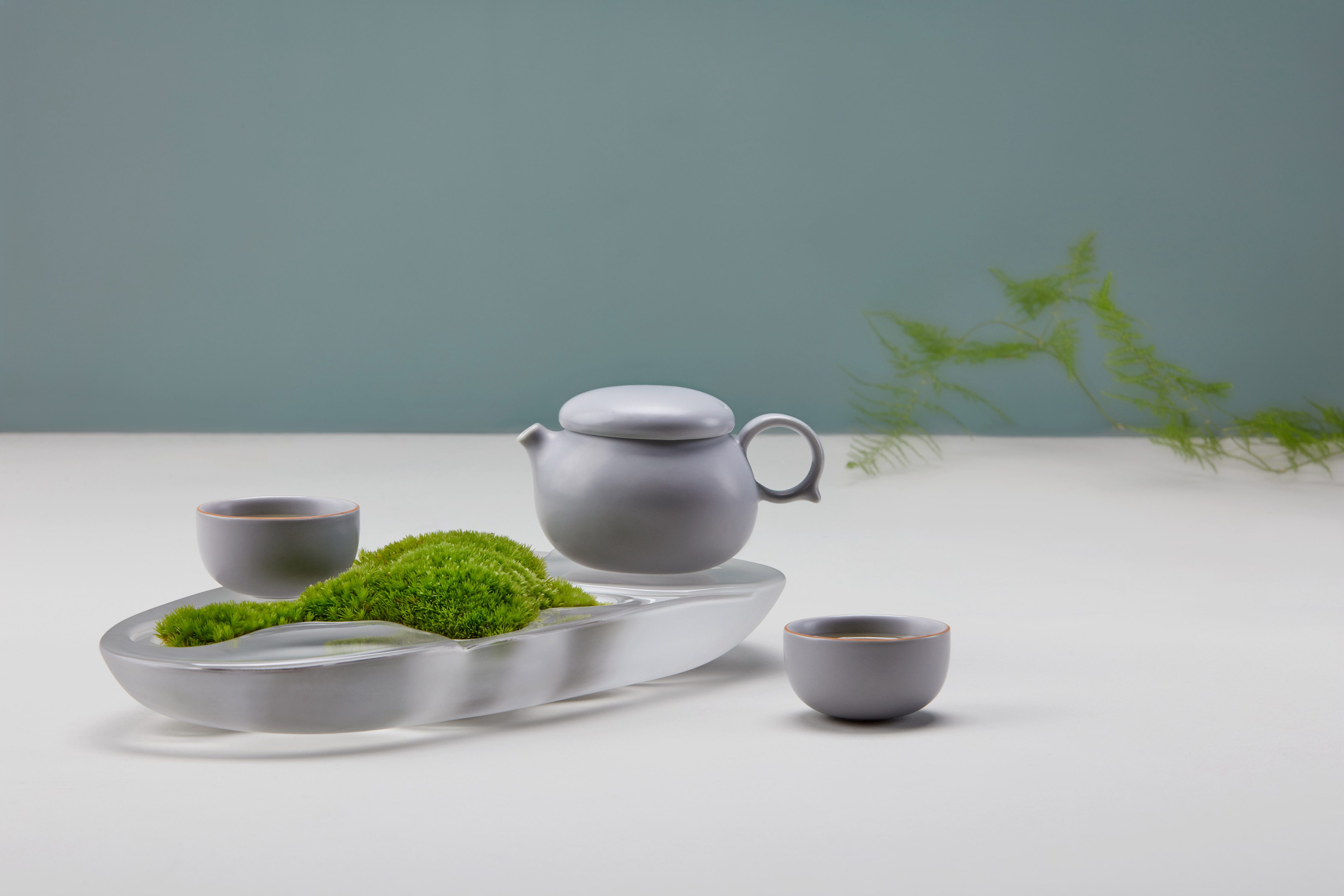 Original design，Aesthetic living home，Dry tea set，Creative culture，Art decoration，Glass ceramic plant，Quality lifestyle，Innovative design，