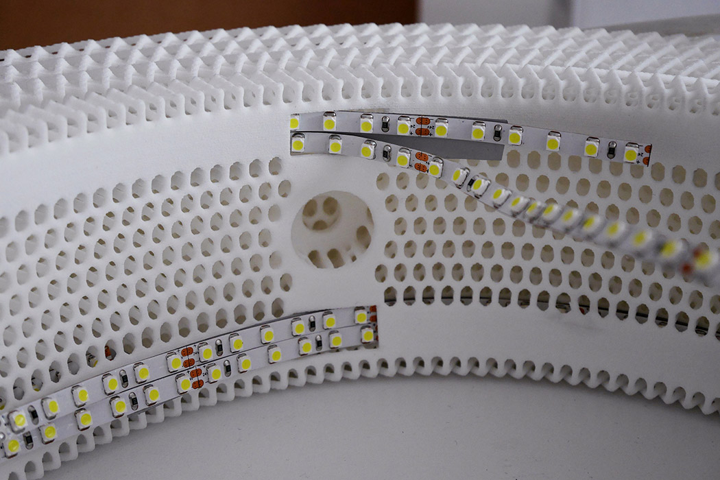 Individual creativity，3D printing，lamp，