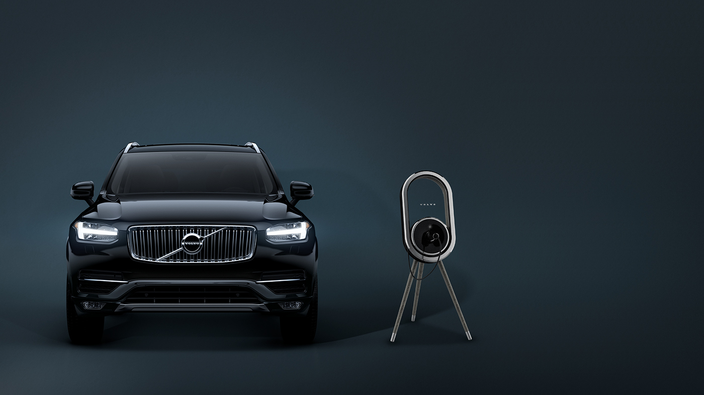 Volvo，facilitate，Charging pile，shape，