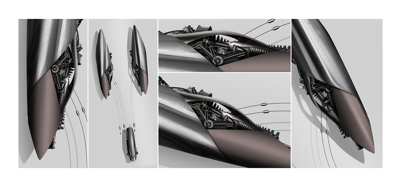 CYRIL BERTIN，space ship，