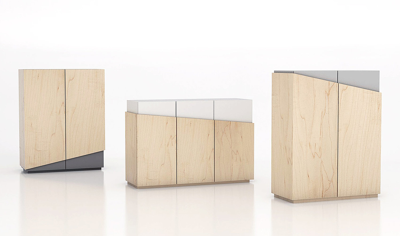 bedside cupboard，sideboard，wooden ，Simplicity，