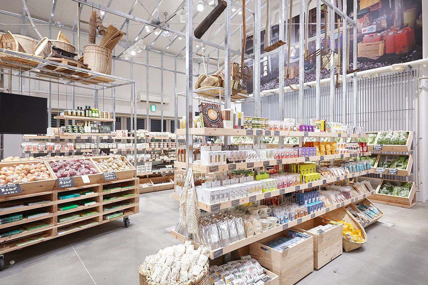 MUJI，food market，Interior decoration，real-time info，