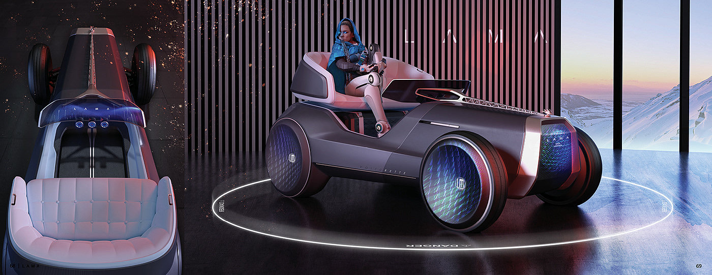 automobile，concept，science fiction，