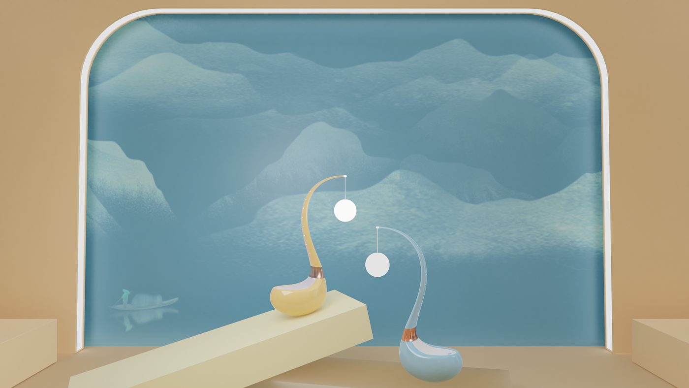 Interesting design，conceptual design，lamps and lanterns，desktop，