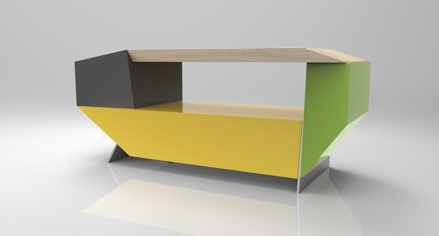 Set diagram，TV cabinet，modelling，