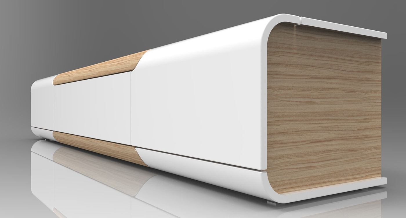 Set diagram，TV cabinet，modelling，