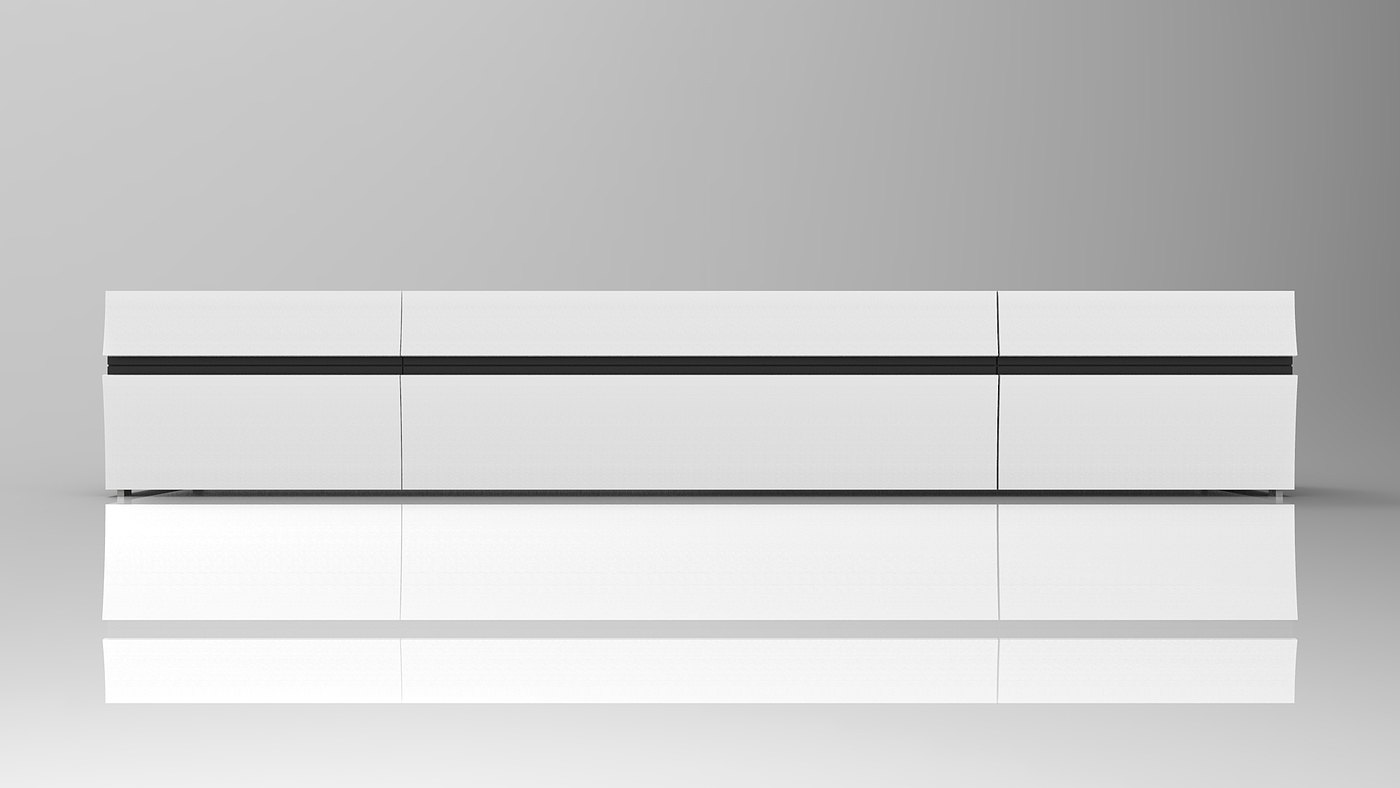 Set diagram，TV cabinet，modelling，