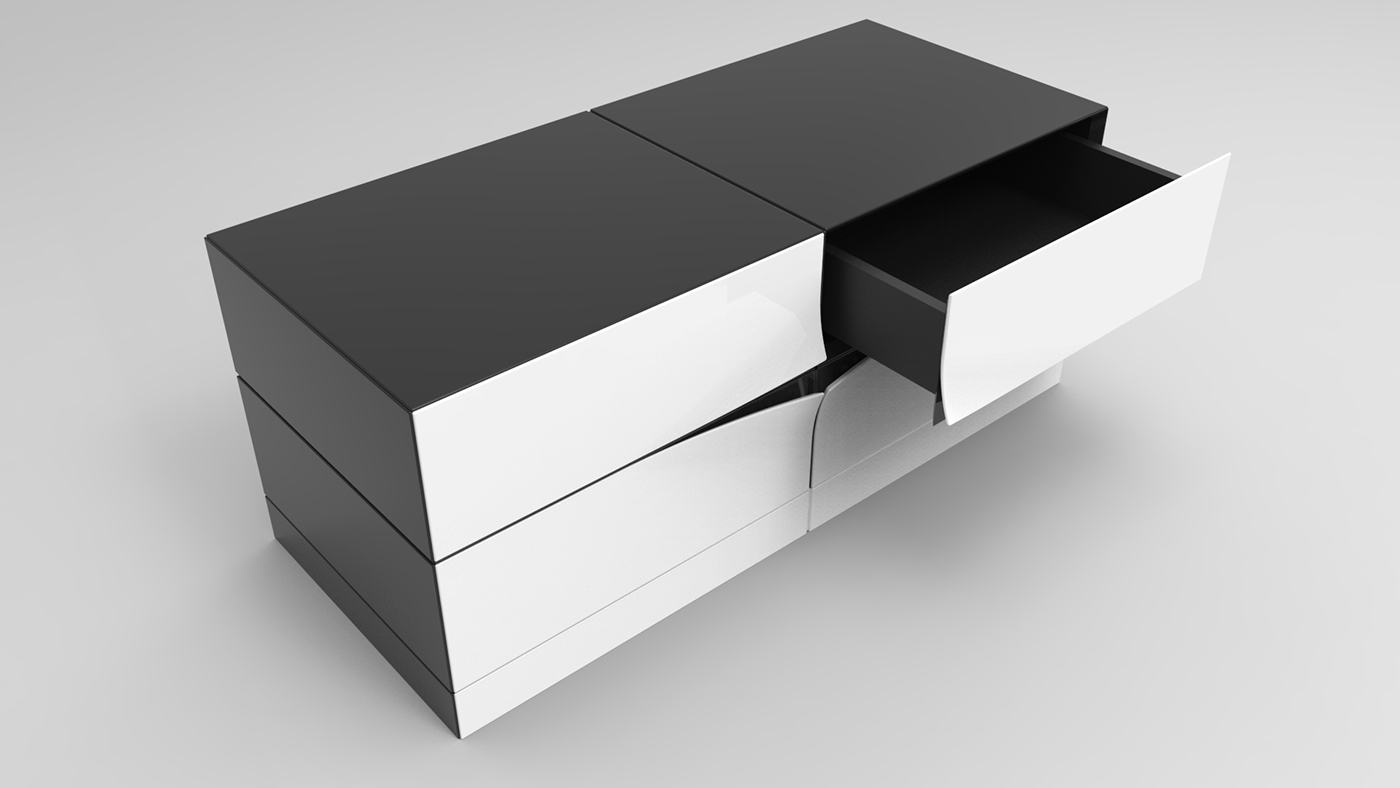 Set diagram，TV cabinet，modelling，