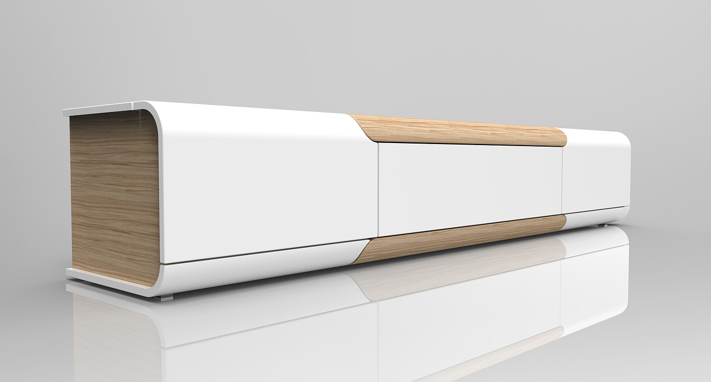 Set diagram，TV cabinet，modelling，