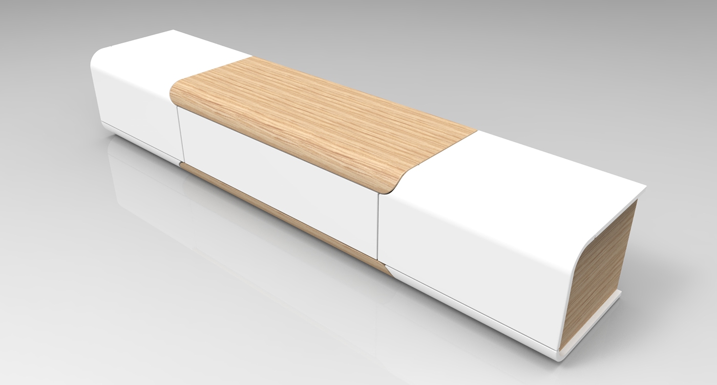 Set diagram，TV cabinet，modelling，