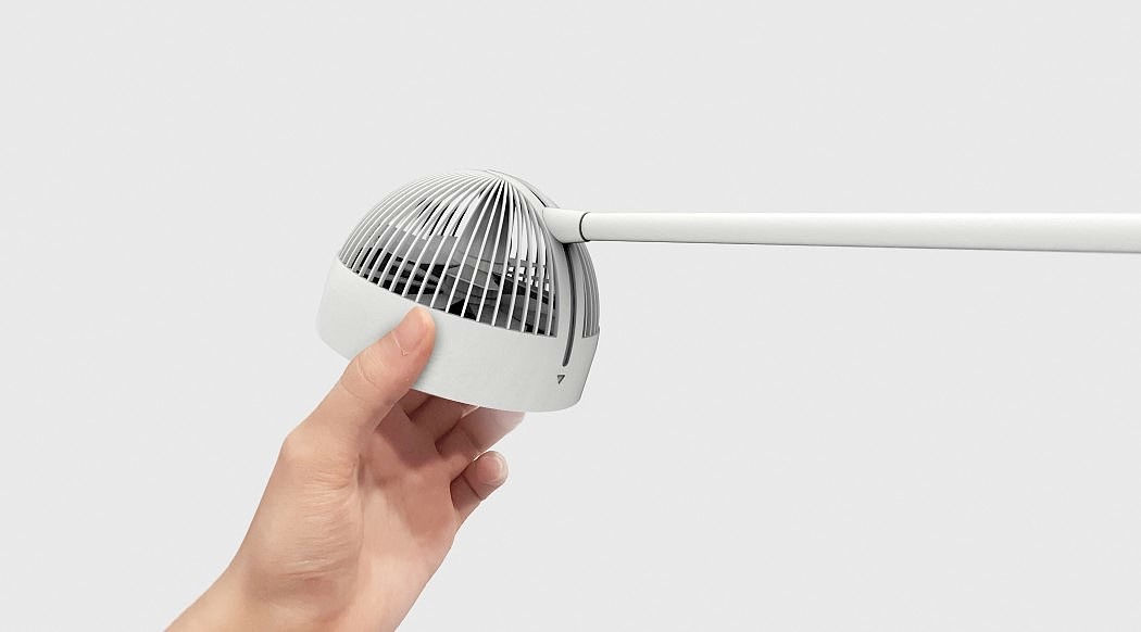 electric fan，white，Rotating head，household electrical appliances，