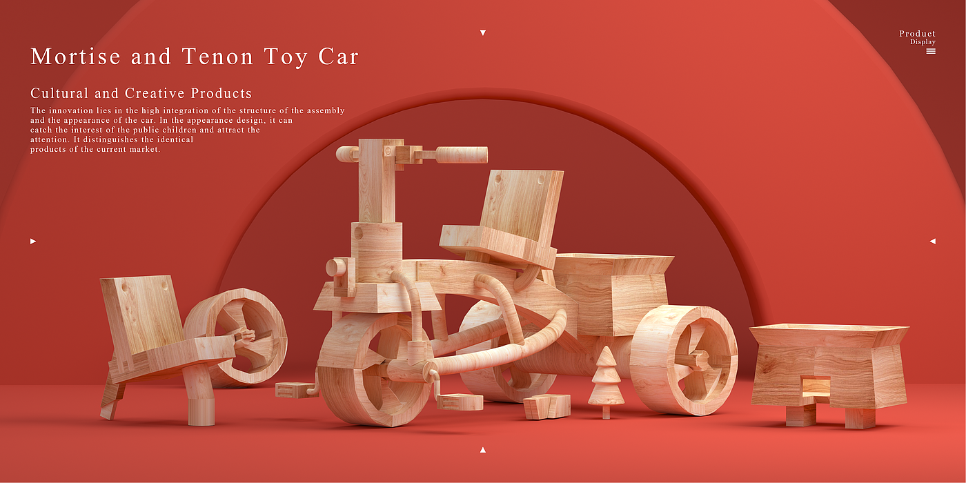 Mortise and tenon，Toy car，sense of worth，Puzzle，ornament，