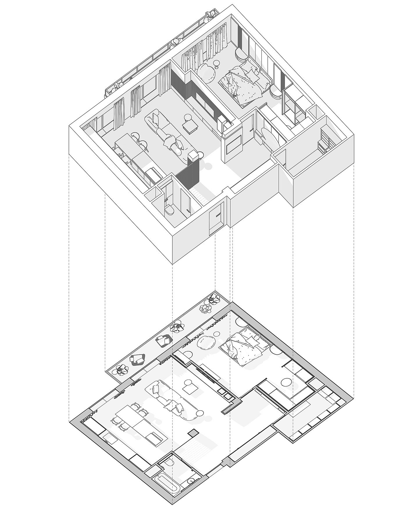 Interior design，Color matching，architecture，Render，