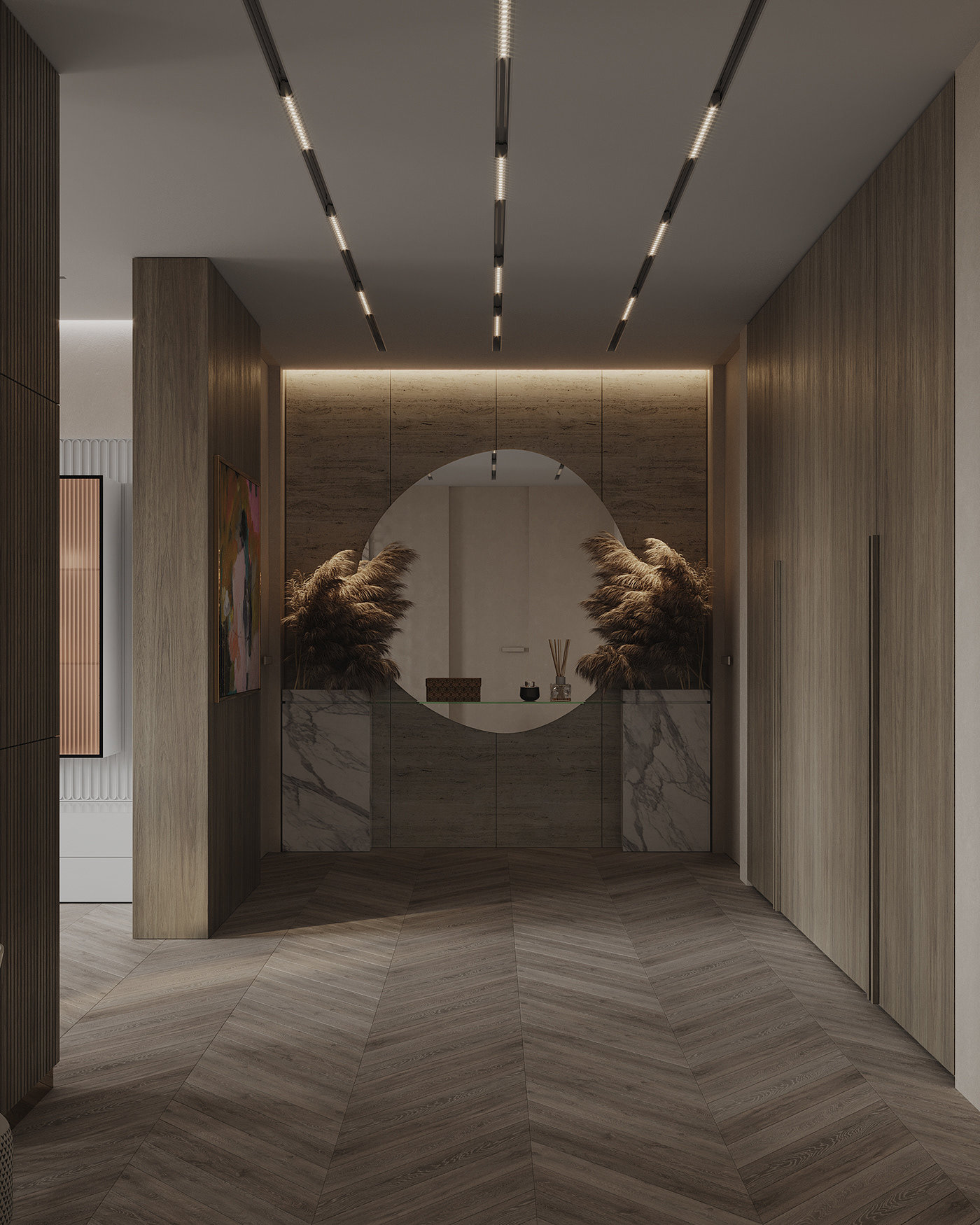 Interior design，Color matching，architecture，Render，