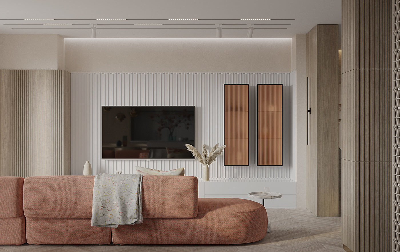 Interior design，Color matching，architecture，Render，