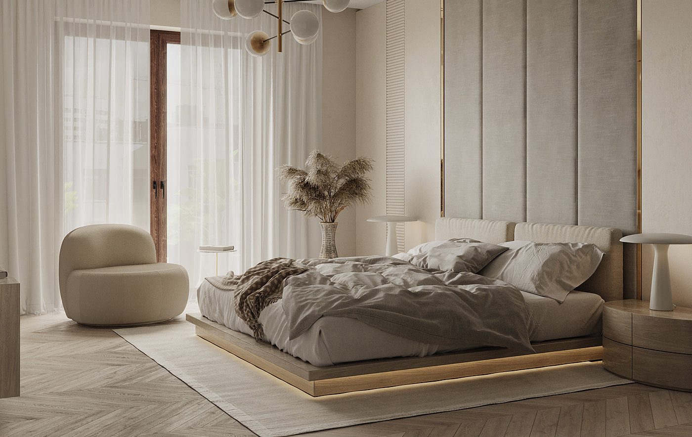 Interior design，Color matching，architecture，Render，