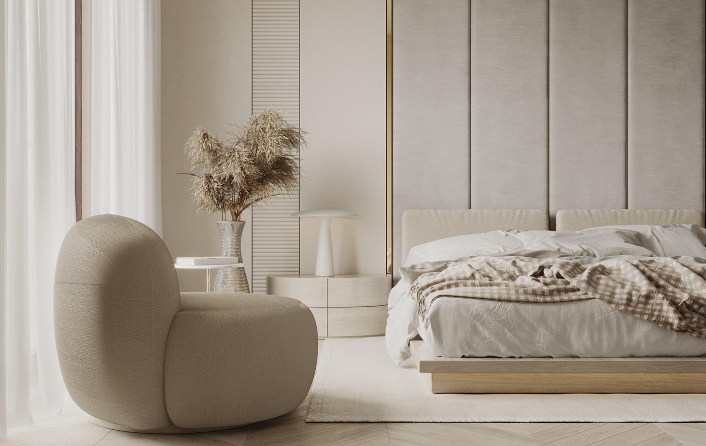 Interior design，Color matching，architecture，Render，