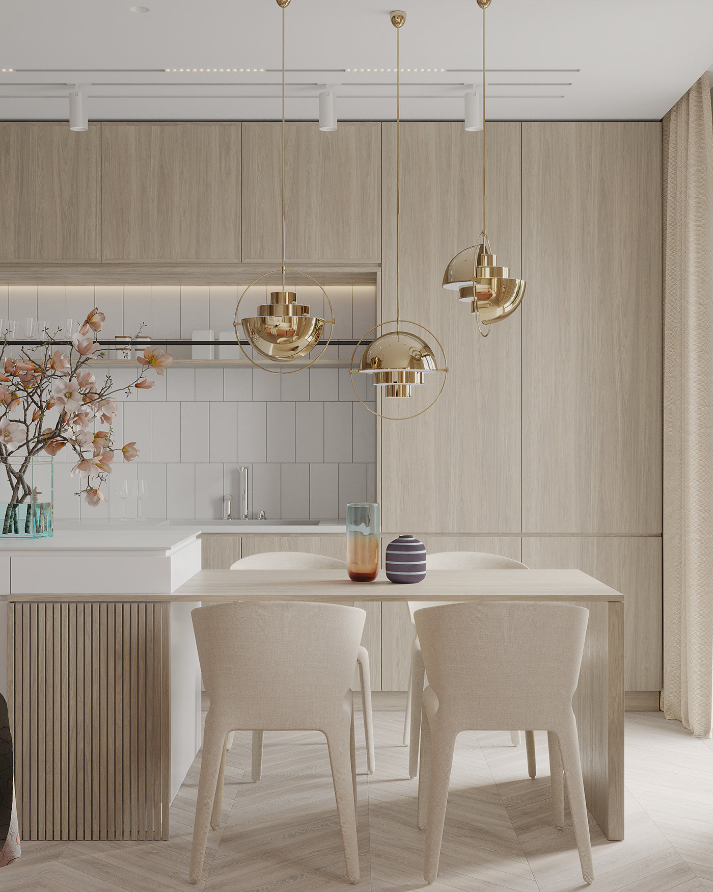 Interior design，Color matching，architecture，Render，