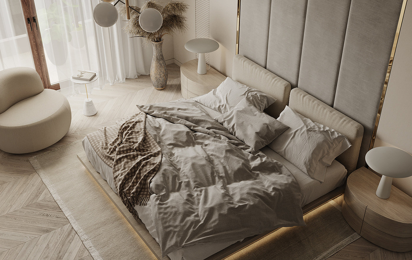 Interior design，Color matching，architecture，Render，