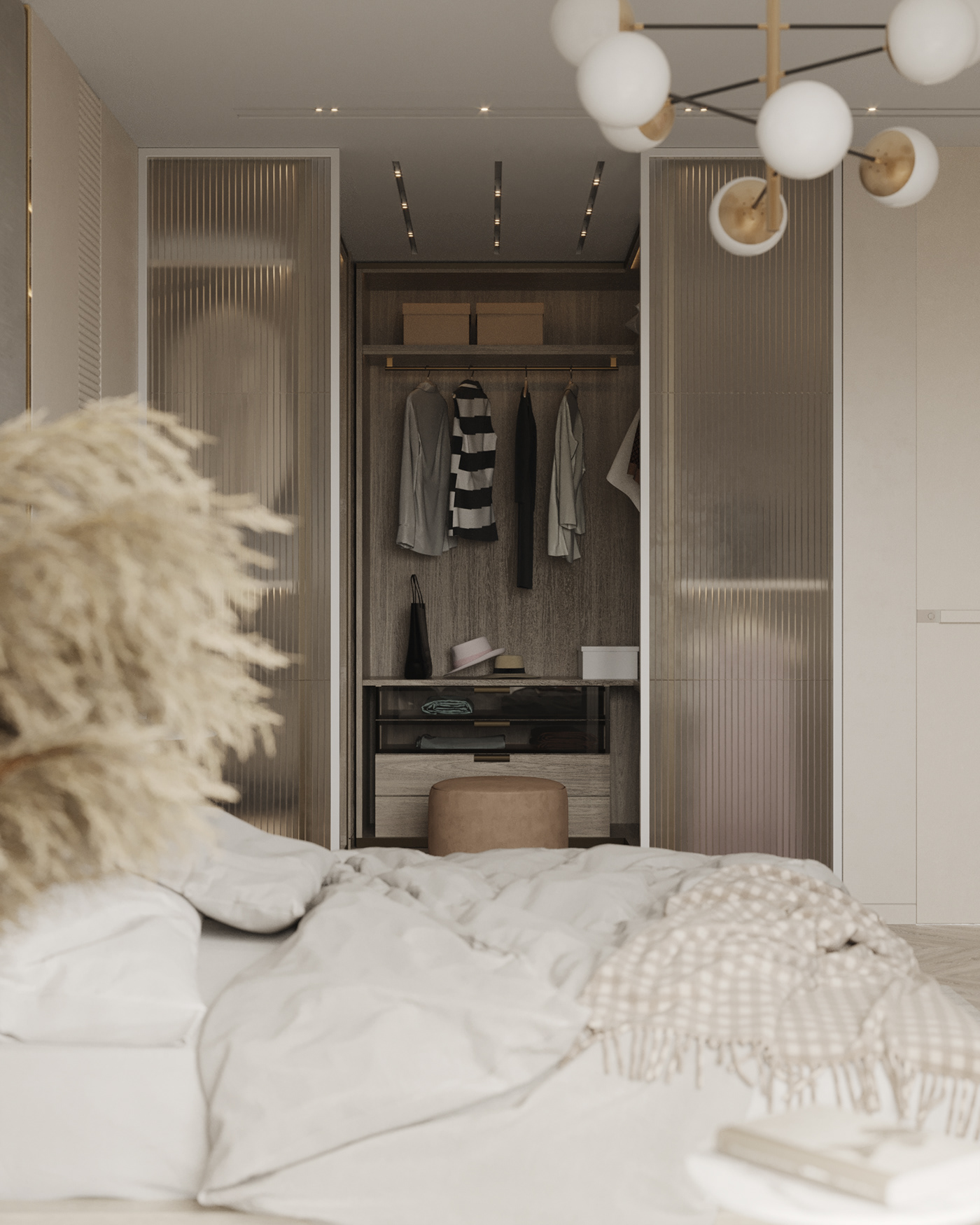 Interior design，Color matching，architecture，Render，