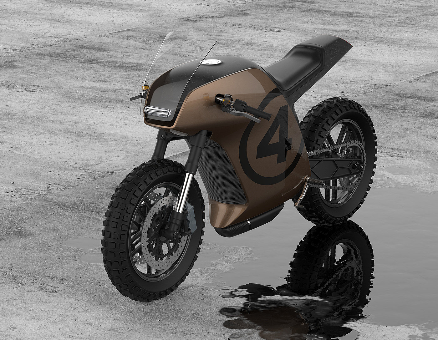 motorcycle，Model，concept，3d，