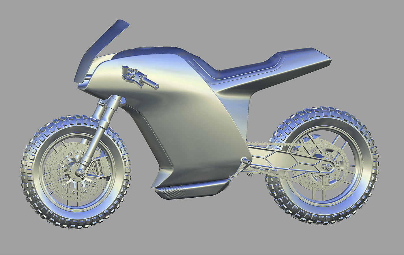 motorcycle，Model，concept，3d，