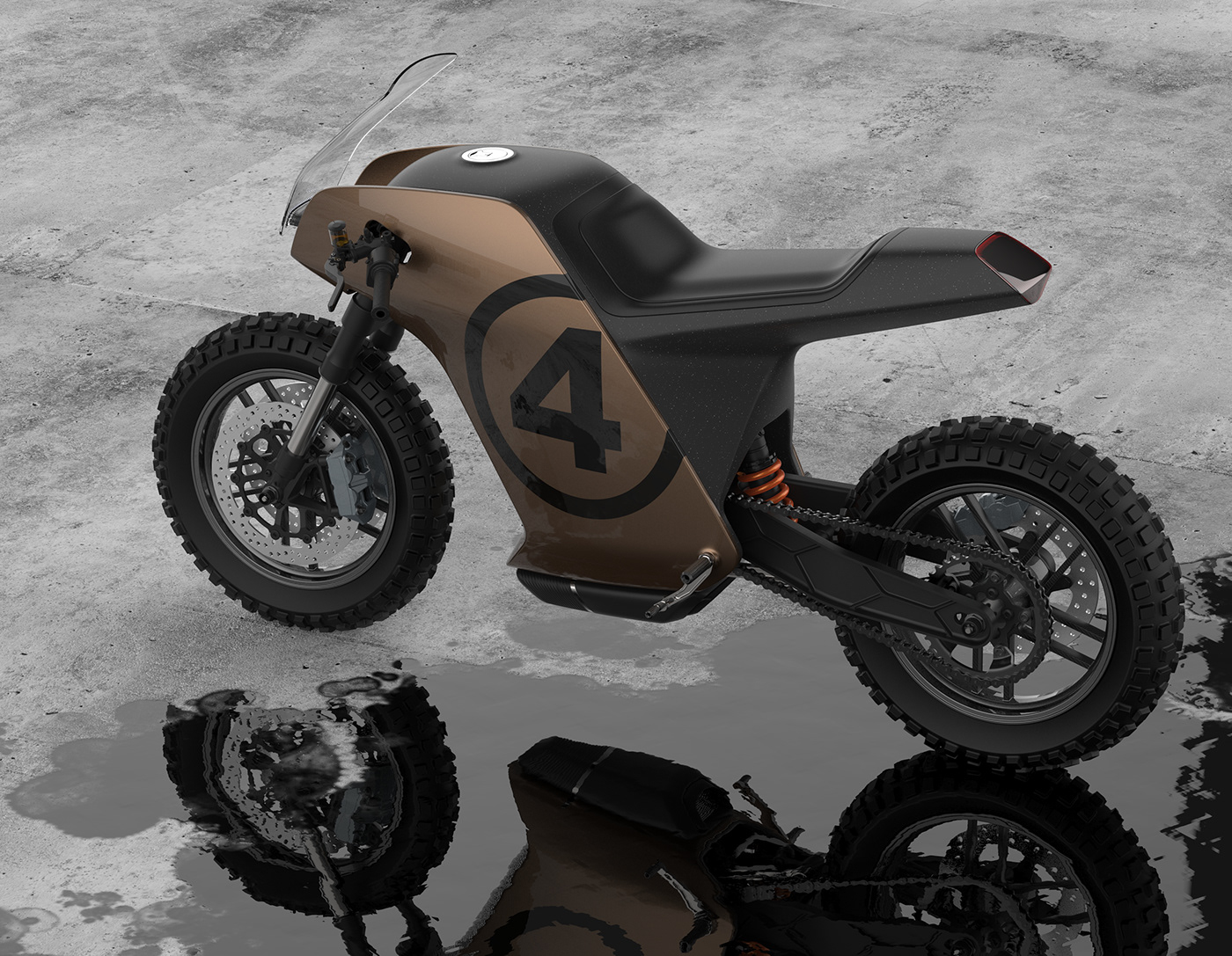 motorcycle，Model，concept，3d，
