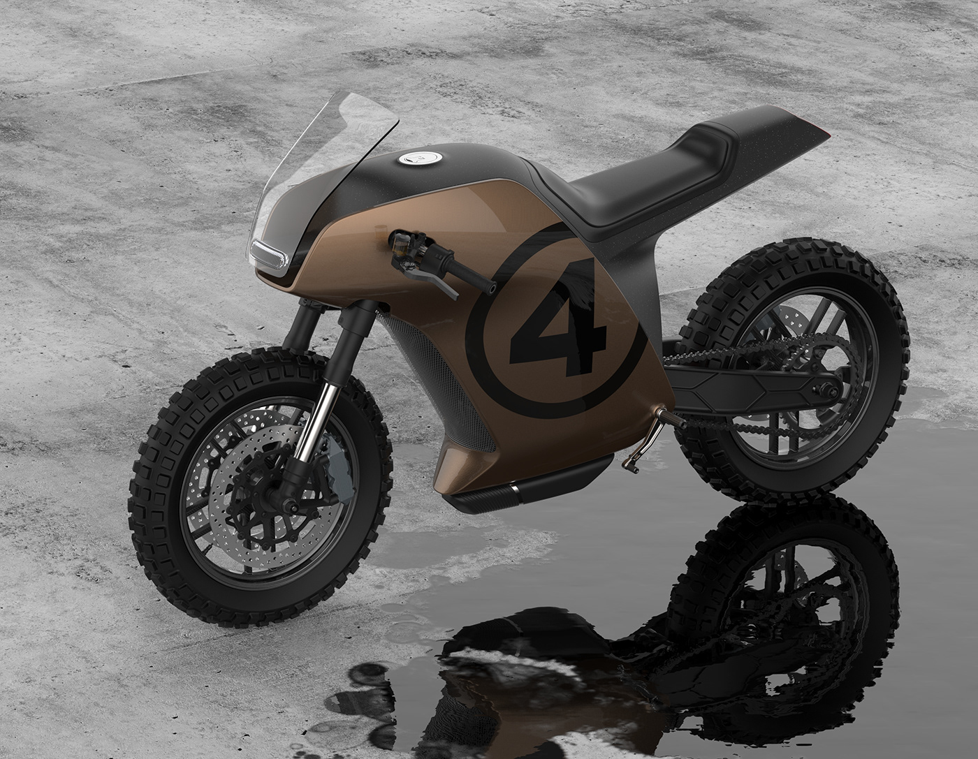 motorcycle，Model，concept，3d，