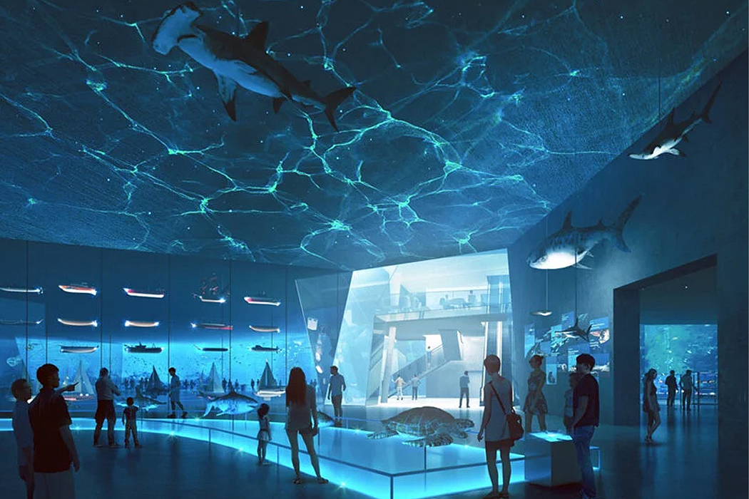 museum，sea，Glass，Shenzhen，