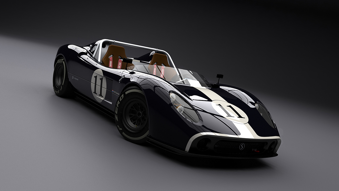 Silver ore，Shape design，racing，body，Cool，
