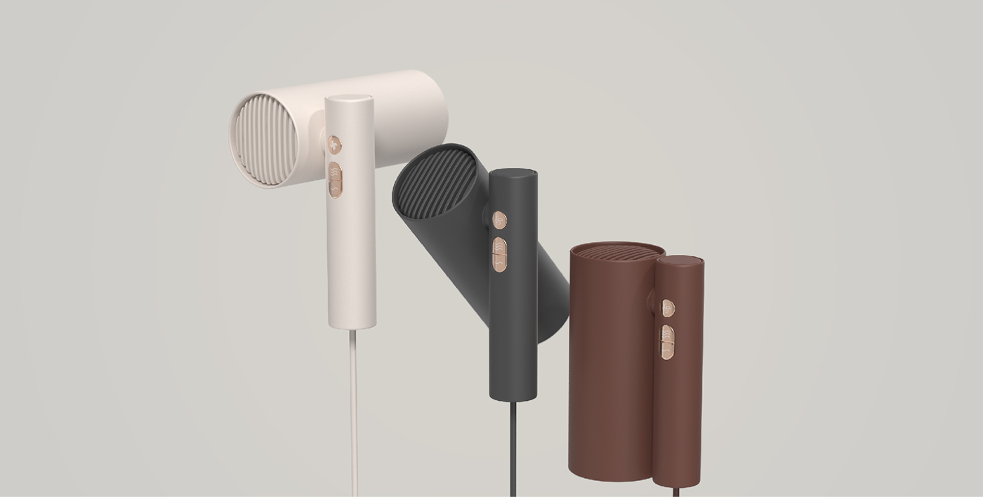 hair drier，household electrical appliances，Portable，product design，